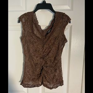 Karen Kane, Size S, Brown - 60% Nylon 30% Polyester 10% Spandex